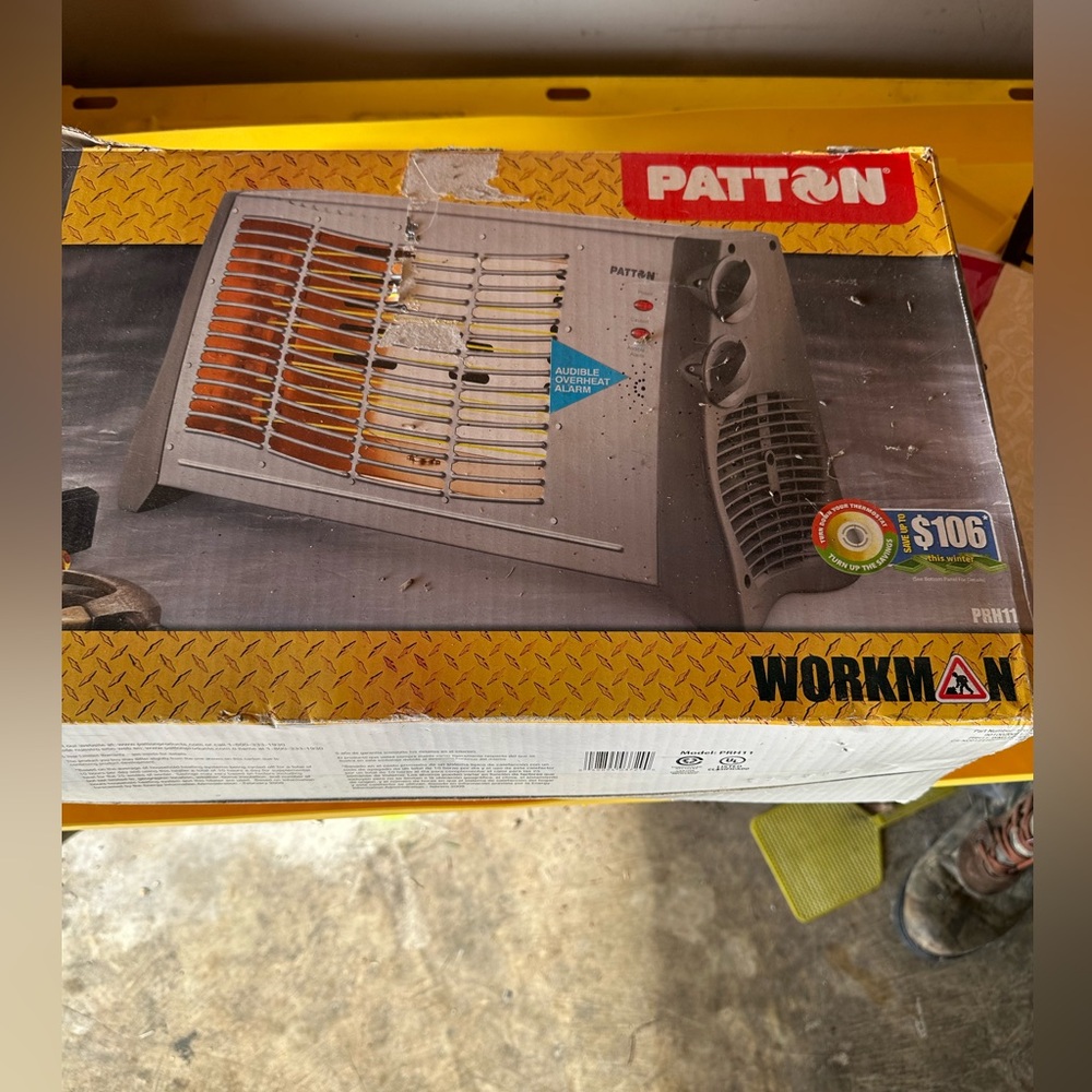 patton radiant heater not new but works great
